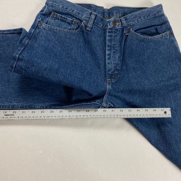 NWT Wrangler Five Star Regular Fit Jeans Mens 33 x 30 Cotton Blue - Picture 13 of 14